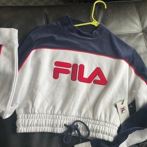 Fila crop crew neck